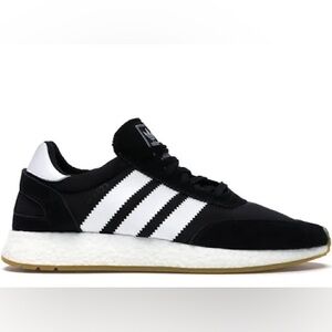 Adidas Iniki Boost - Black with white - 8.5M